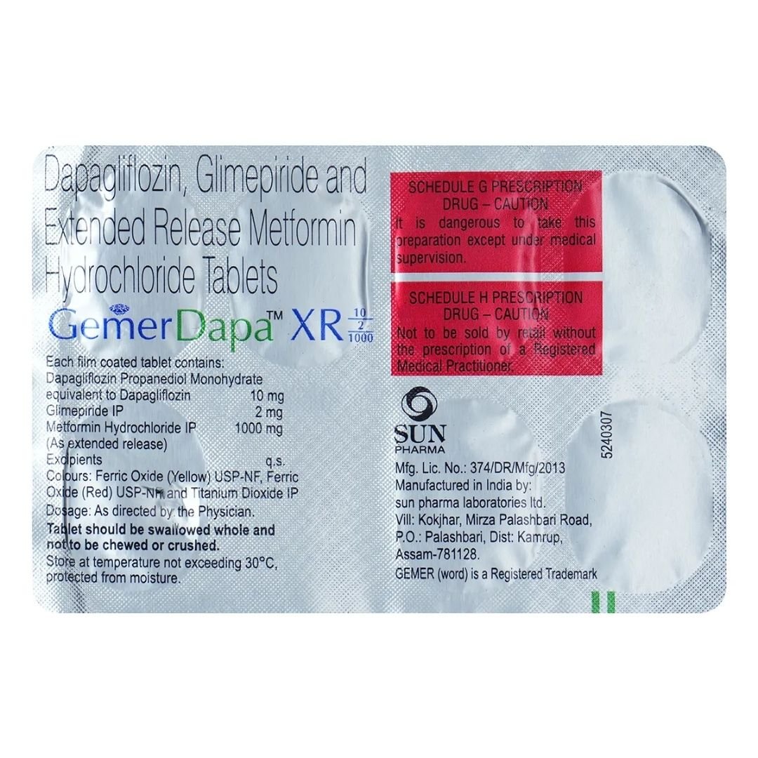 GEMER DAPA XR 10/1/500