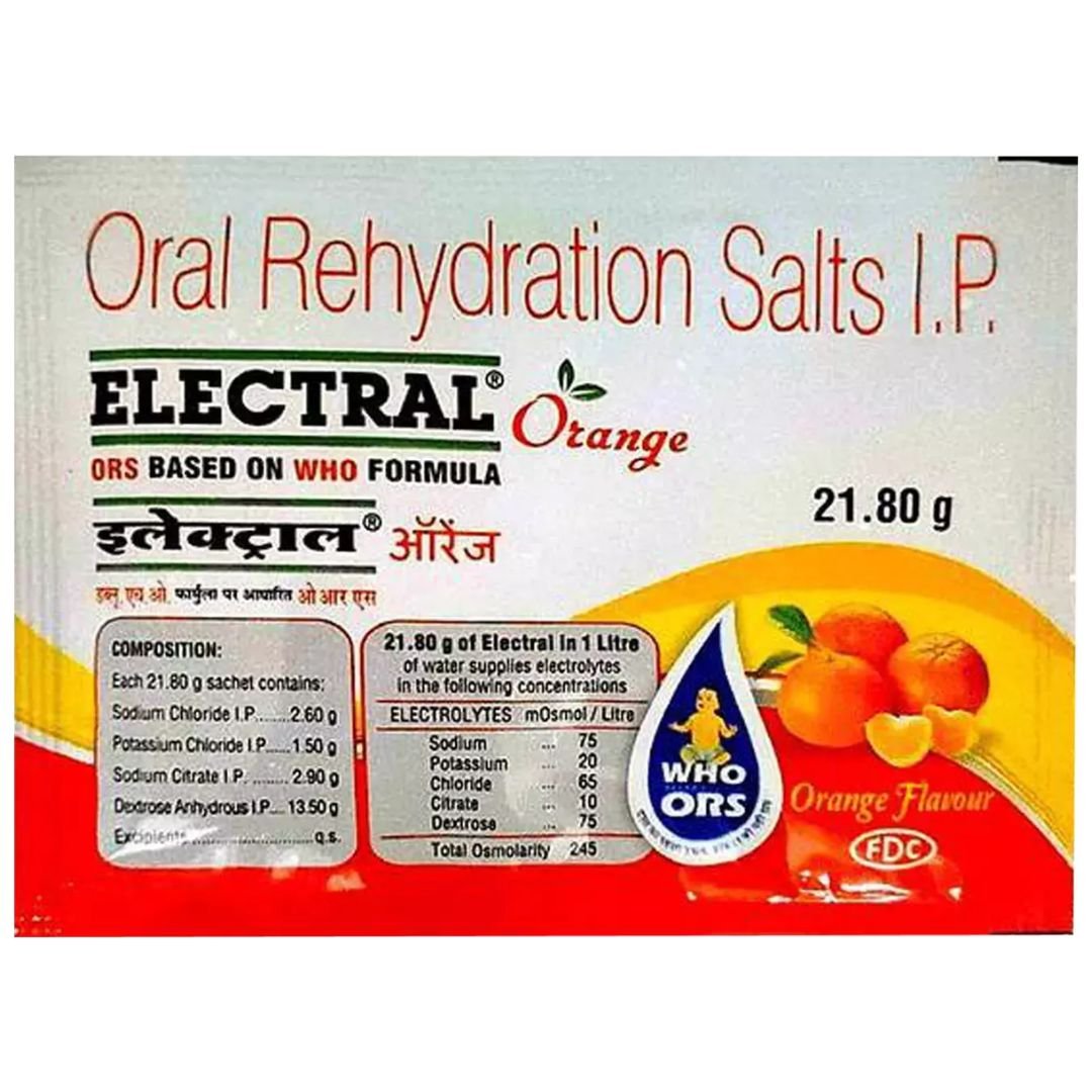 ELECTRAL ORS ORANGE-21.80GMS