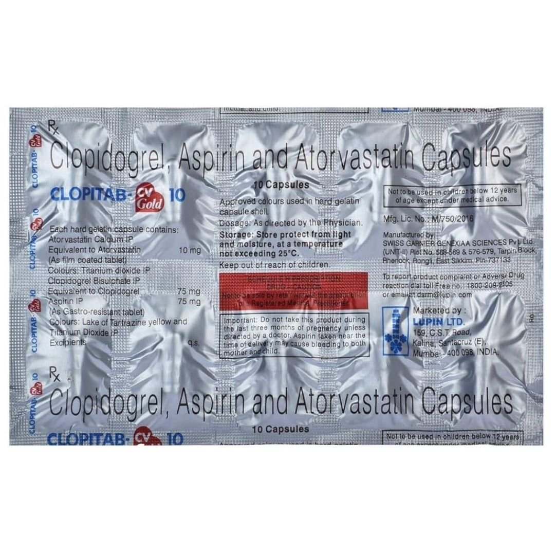 CLOPITAB CV GOLD 10