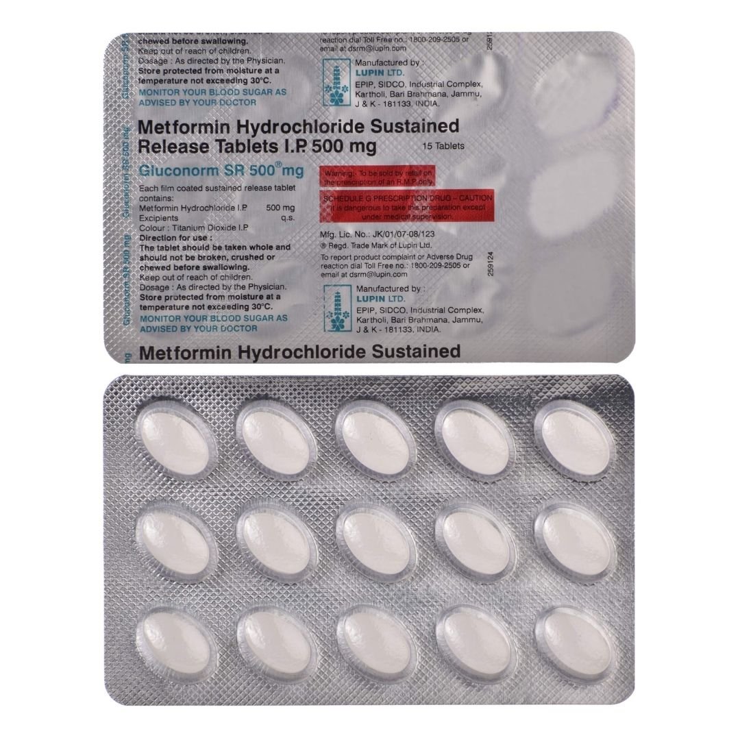 GLUCONORM SR 500