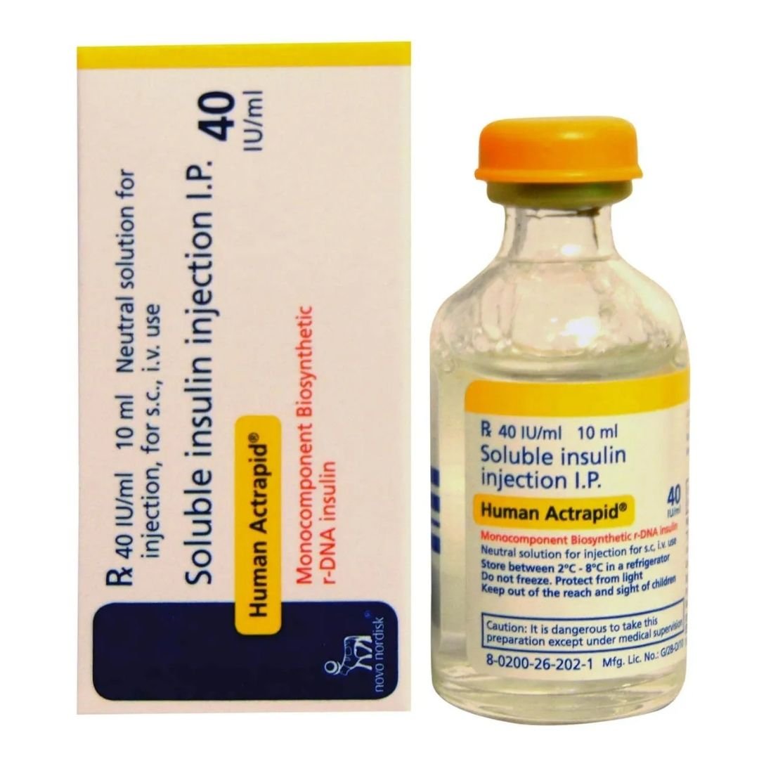 HUMAN ACTRAPID -40IU/ML