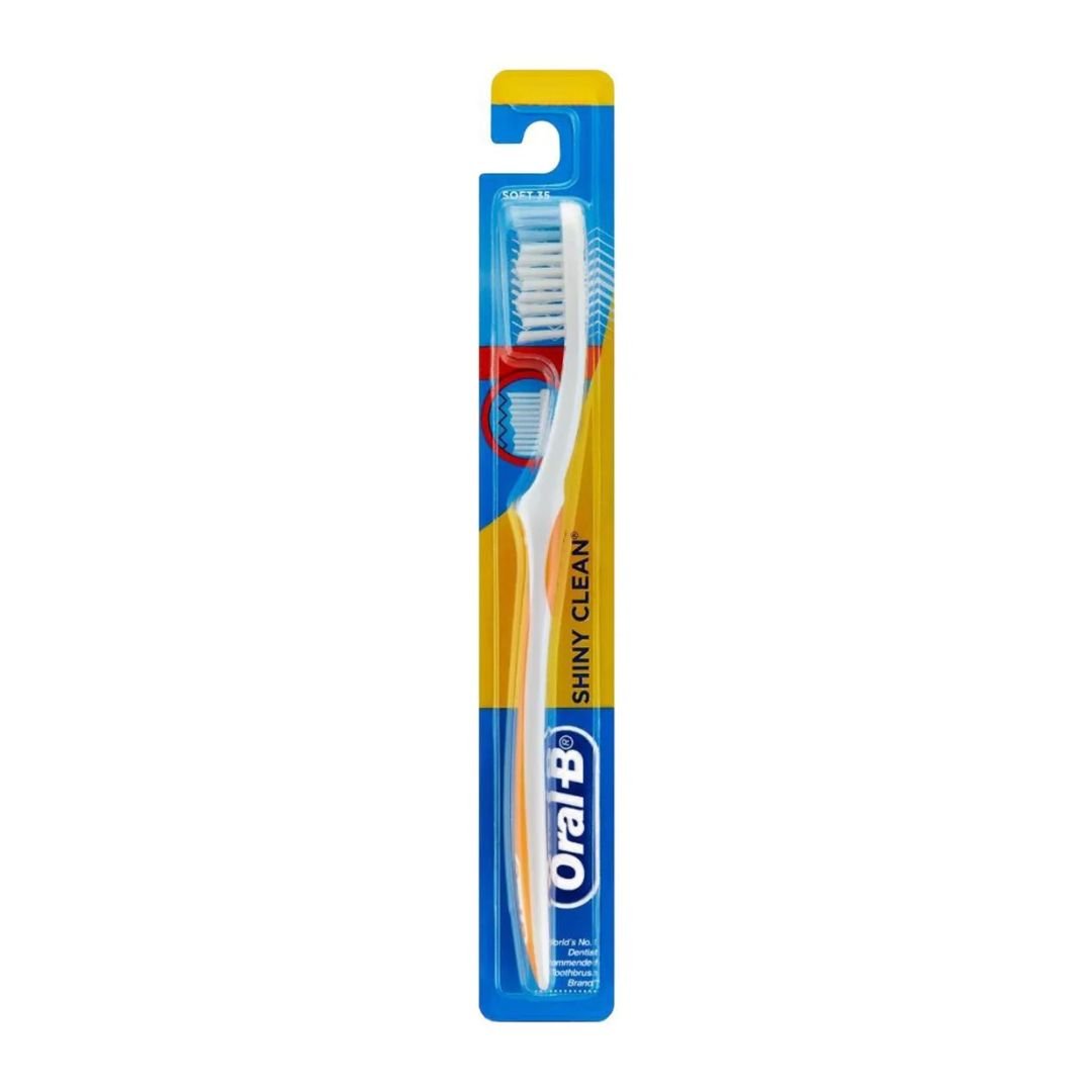 ORAL B SHINY CLEAN BRUSH-MEDIUM